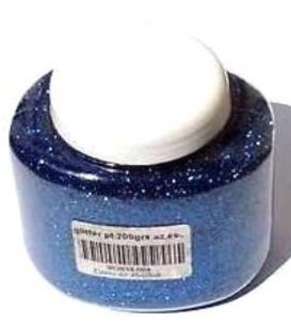 Glitter pote azul 200 g - 01 unidade Glitter pote azul 200 g - 01 unidade